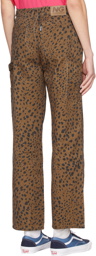Noon Goons Brown Go Leopard Jeans