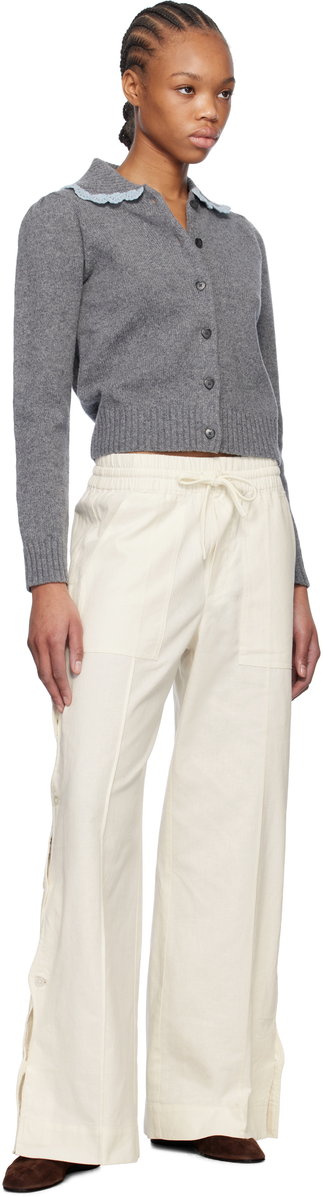 SEA NY Off-White Shai Trousers