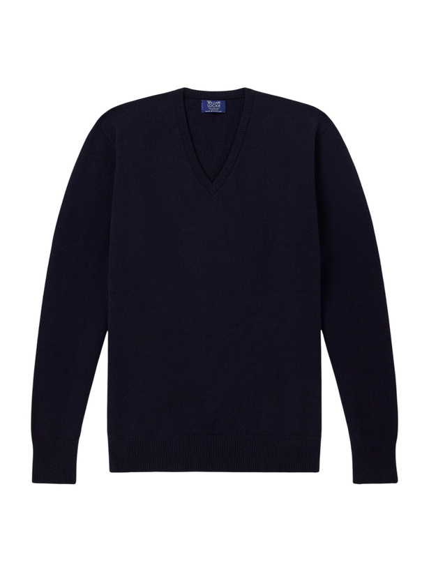 Photo: William Lockie - Wool Sweater - Blue