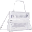 Moschino White 'Tie Me' Medium Bag
