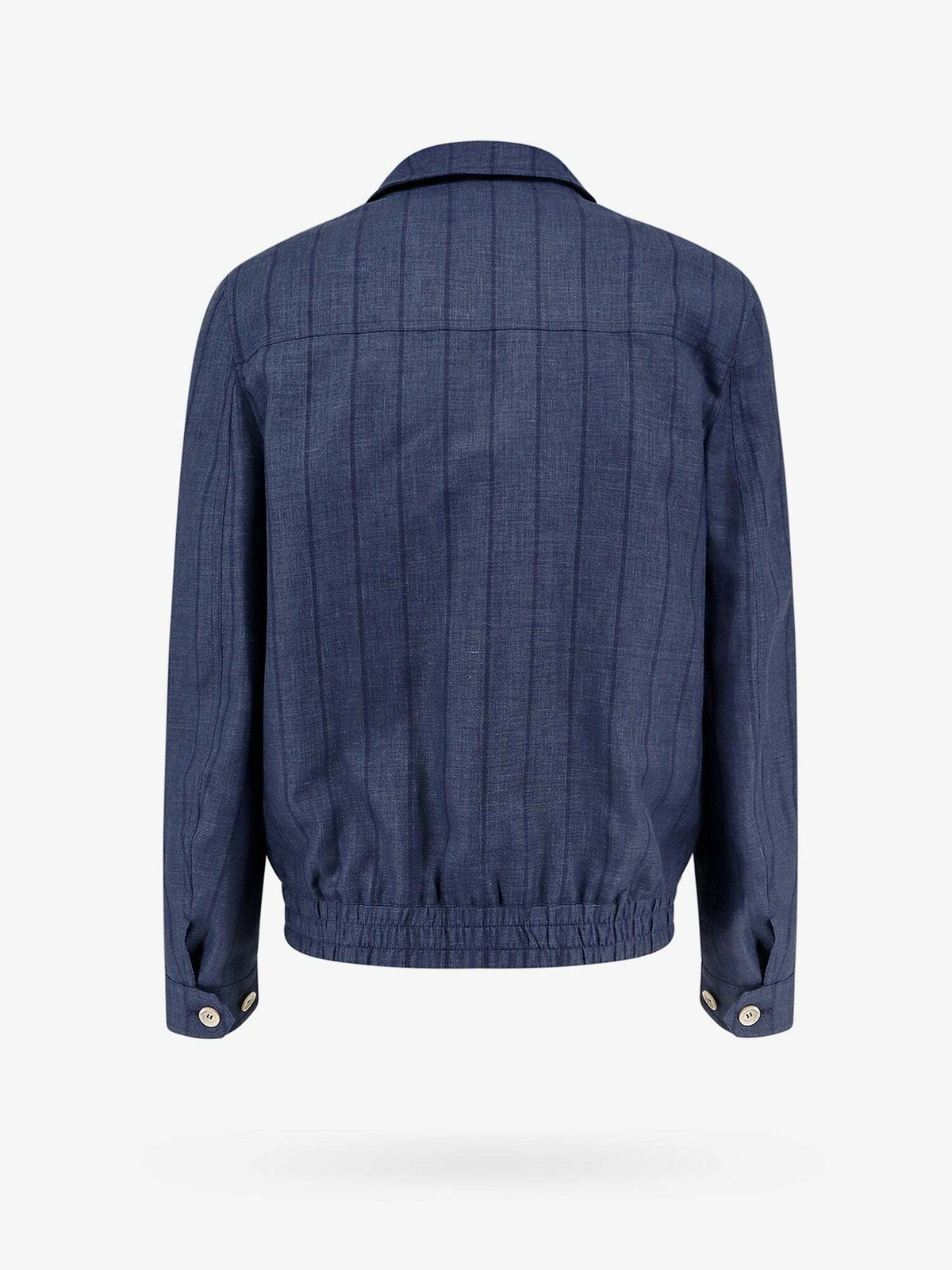 BRUNELLO CUCINELLI ネイビー メランジ ジャケット 46サイズ BRUNELLO CUCINELLI ネイビー メランジ ジャケット 46サイズ