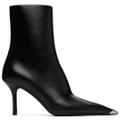 Alexander Wang Black Ferrara Zip Leather Boots
