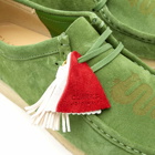 Clarks x END. Milan Wallabee in Green Combi