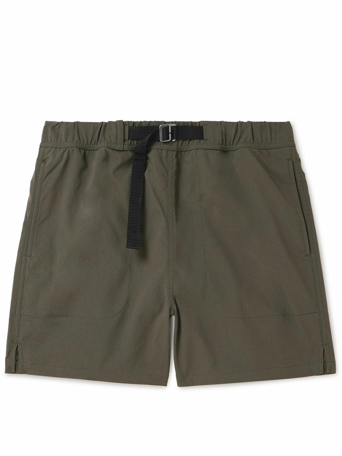 ARKET - Edwin Straight-Leg Belted Canvas Shorts - Green