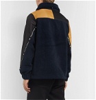 The North Face - Black Series Shell-Trimmed Fleece Jacket - Blue