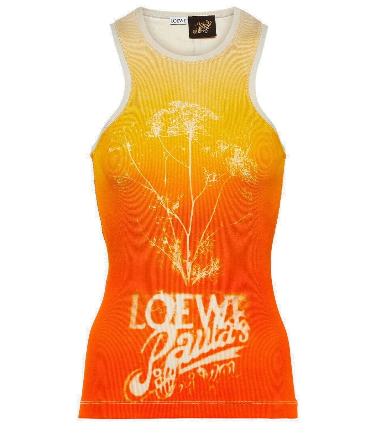 Loewe Paula's Ibiza cotton jersey racerback top Loewe