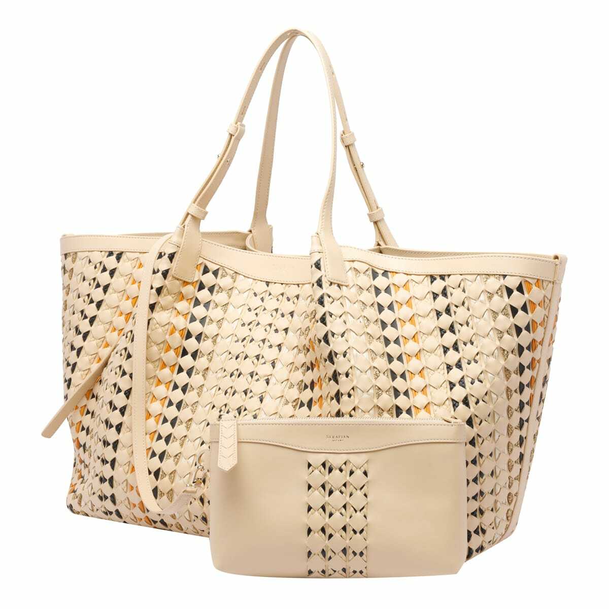 Serapian Maxi Mosaico Secret Tote Bag