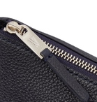 William & Son - Bruton Full-Grain Leather Pencil Case - Blue