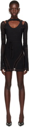 SRVC Black Marfa Minidress
