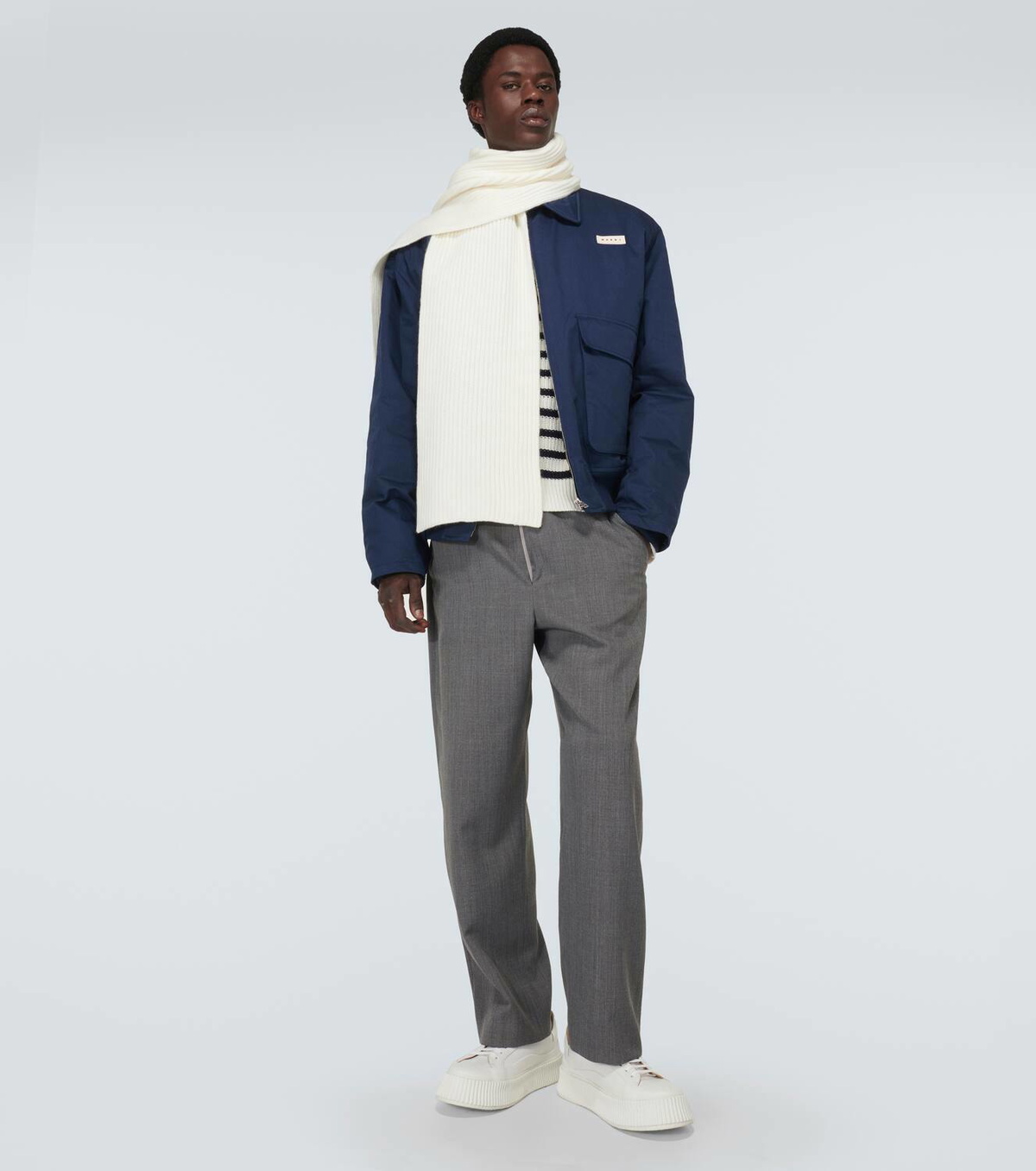 Marni Cotton gabardine bomber jacket Marni
