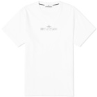 Stone Island Men's Stamp Centre Logo T-Shirt in White