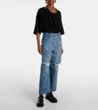 Junya Watanabe Cutout wide-leg jeans