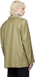 Bianca Saunders Taupe Pull Over Blazer