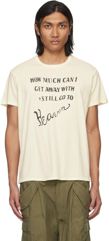 Photo: R13 Off-White 'How Much Can I Get Away With' T-Shirt
