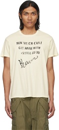R13 Off-White 'How Much Can I Get Away With' T-Shirt