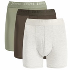 SKIMS Men's Stretch Boxer Brief 5" - 3-Pack in Laurel Multi