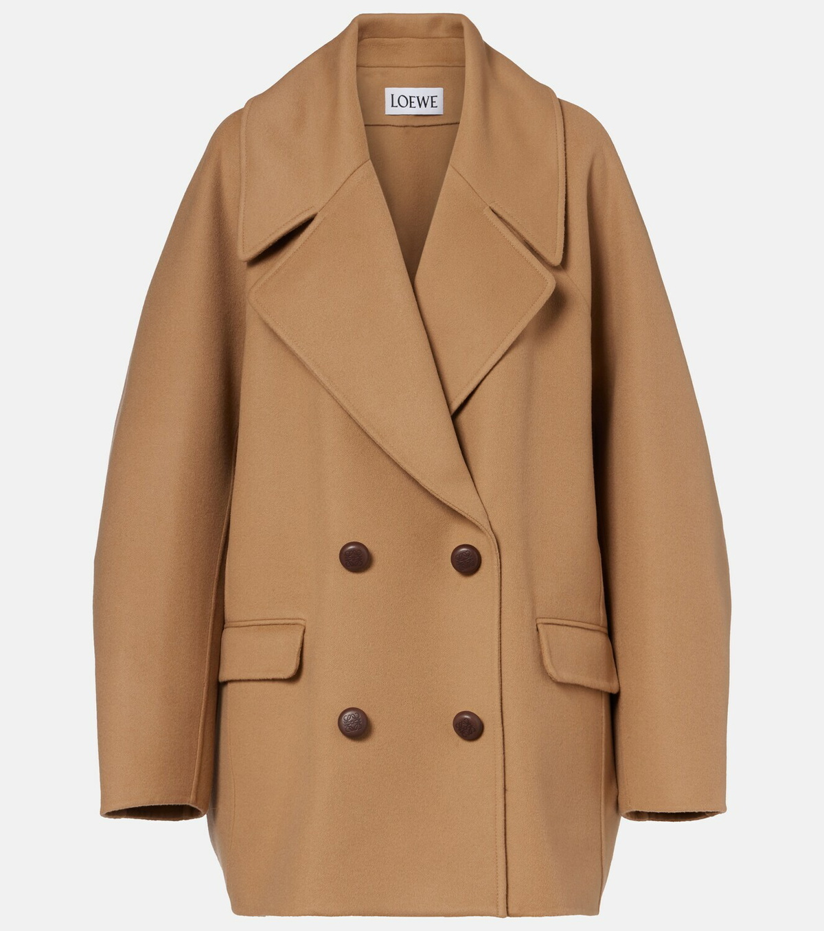 Loewe Oversized wool peacoat