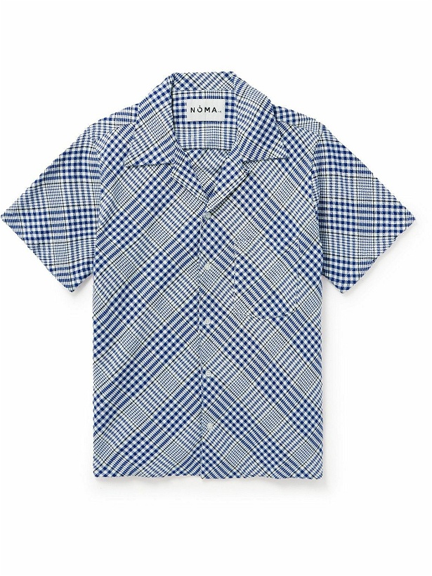 Photo: NOMA t.d. - Checked Cotton-Flannel Shirt - Blue