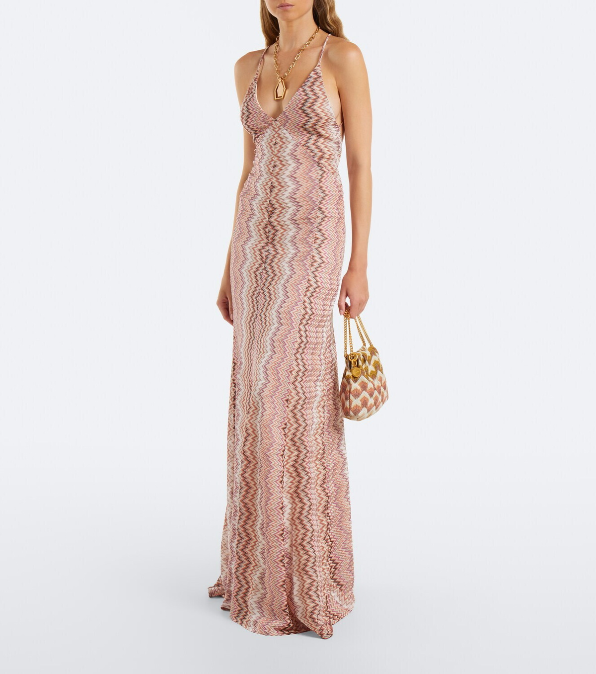 Missoni Caperdoni Small embellished pouch