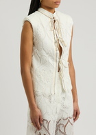 Lug Von Siga Linda Broderie Anglaise top Off White