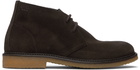 BOSS Brown Suede Desert Boots
