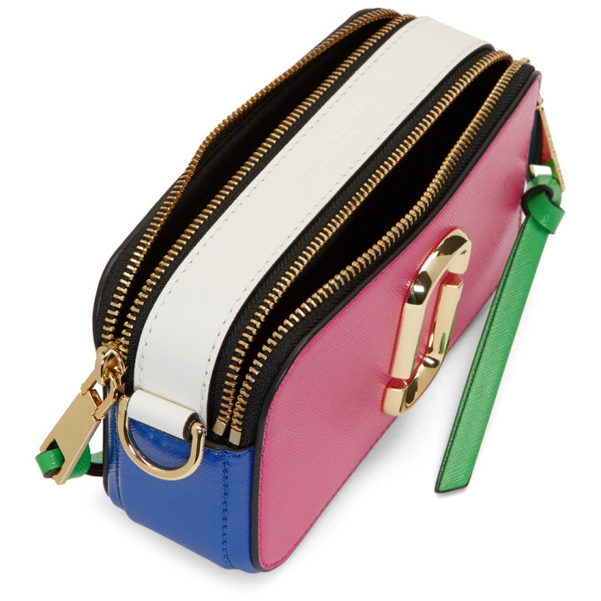 Marc Jacobs Pink and Blue Snapshot Bag Marc Jacobs