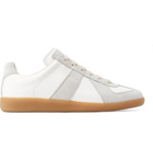 Maison Margiela - Replica Leather and Suede Sneakers - White