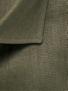 Favourbrook - Bridford Cutaway-Collar Linen Shirt - Green