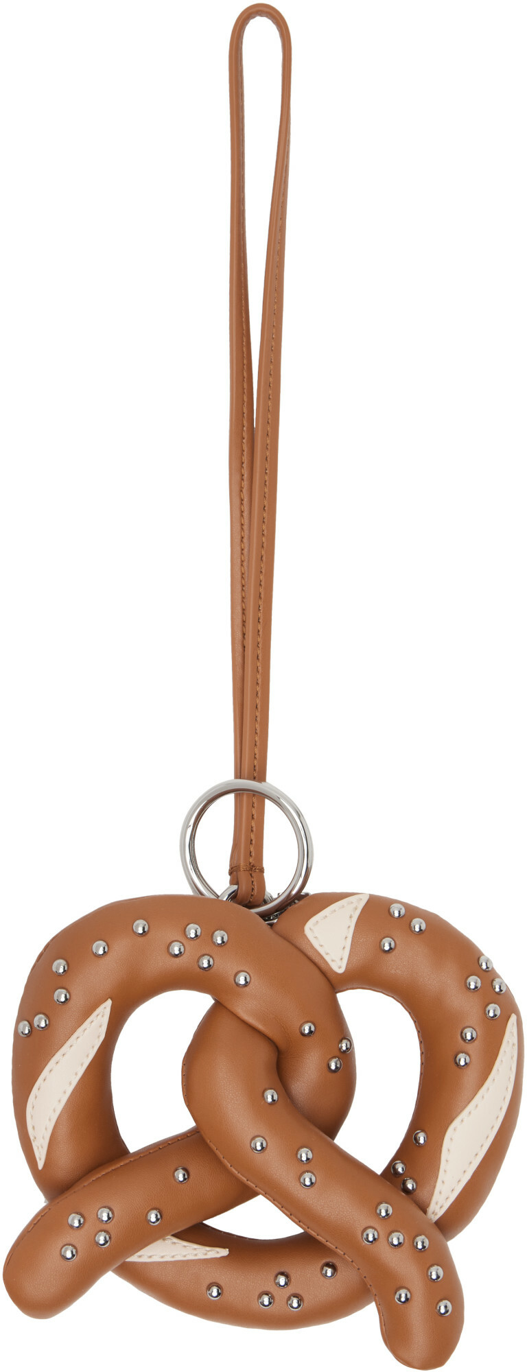 Marc Jacobs Brown Soft Pretzel Bag Charm
