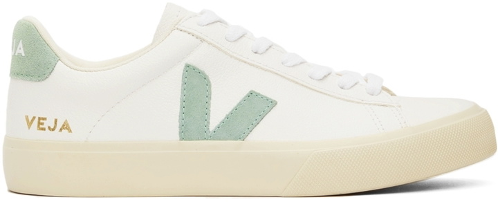 Photo: Veja White & Green Campo Chromefree Sneakers