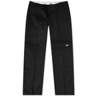 Dickies Men's Slim Straight Double Knee Pant in Black