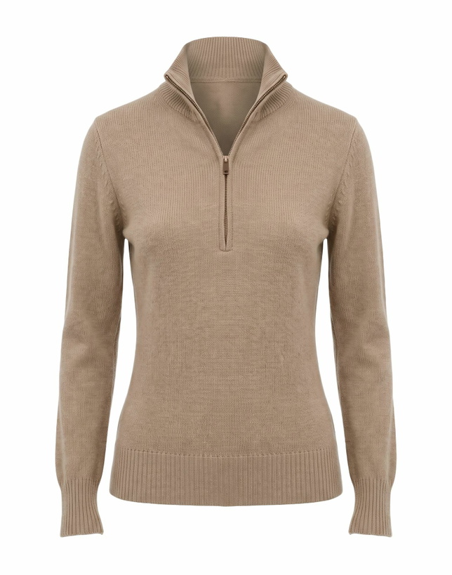 Photo: Agnona Womens Turtleneck Light brown