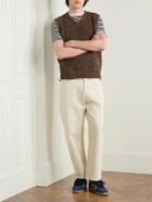 Noah - Organic Cotton Sweater Vest - Brown