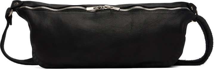 Photo: Guidi Black Leather Belt Bag