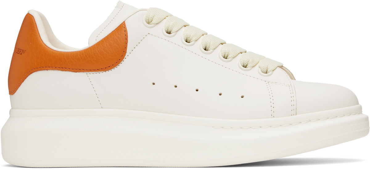 McQueen Off-White & Orange Oversized Sneakers