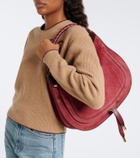 Chloé Marcie Large suede shoulder bag