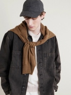 A.P.C. - Charlie Logo-Embroidered Wool Baseball Cap - Gray