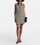Altuzarra Mamie striped cotton-blend polo dress