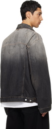Acne Studios Black Oversized Denim Jacket