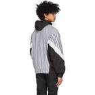 Minotaur White and Black Stripe Jacket