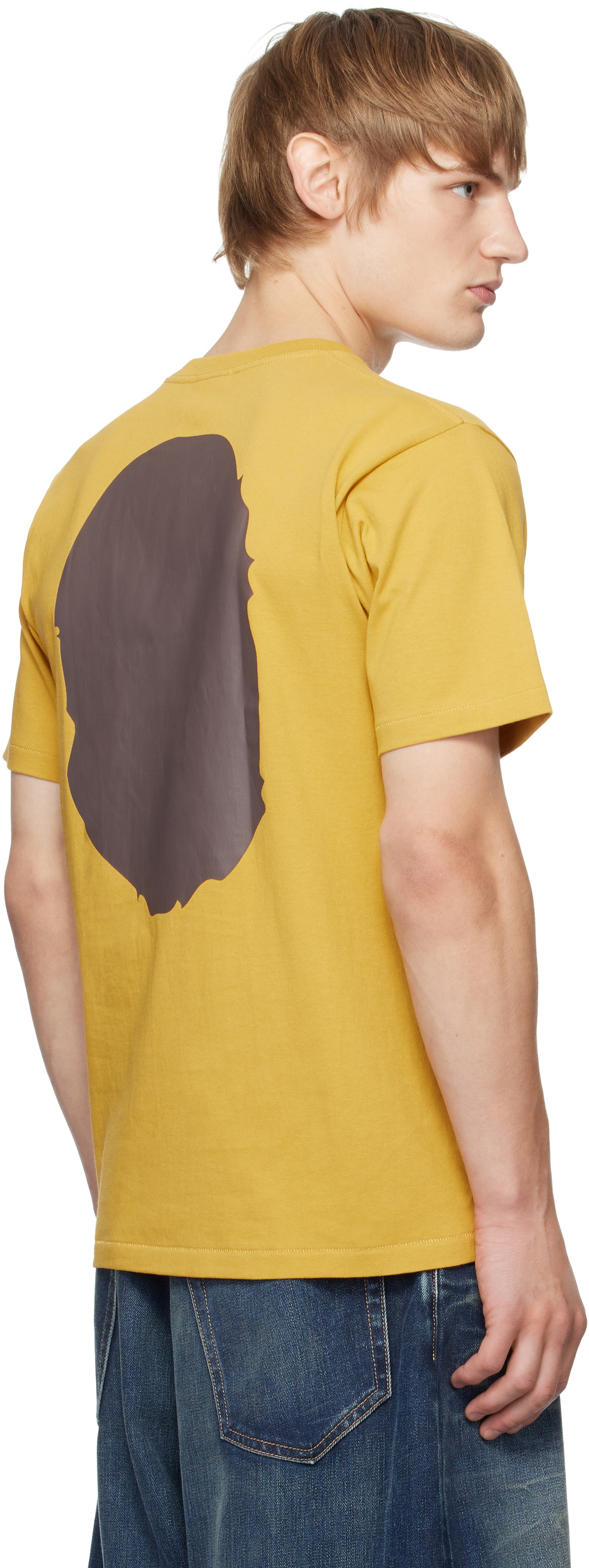BAPE Yellow Big Ape Head T-shirt