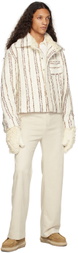 young n sang Off-White Hand-Woven Jacket