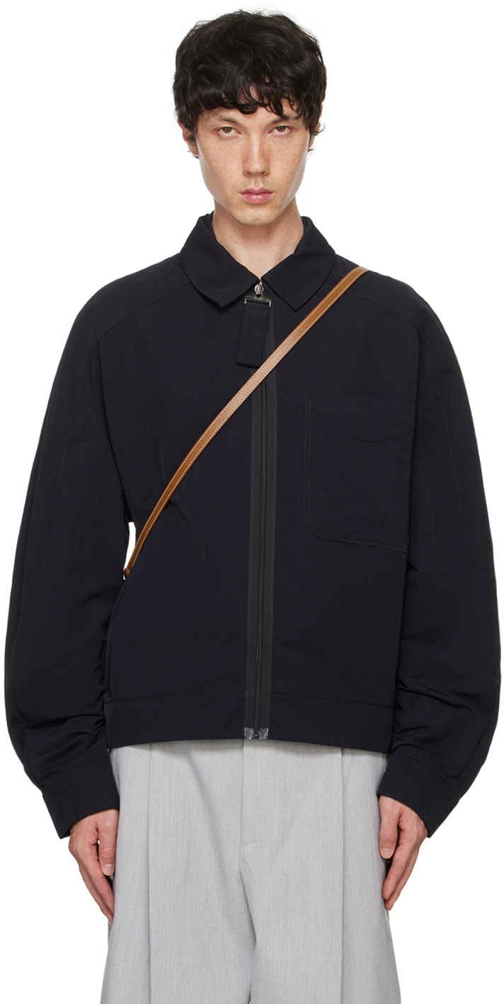 ジャケット・アウター jacquemus JACQUEMUS Black Les Classiques 'Le blouson Linu' Jacket