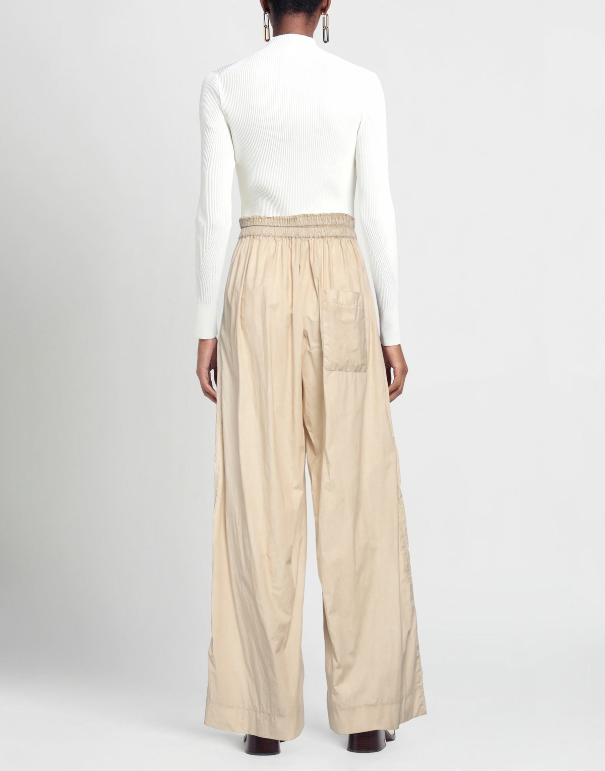 Quira Womens Pants in Beige