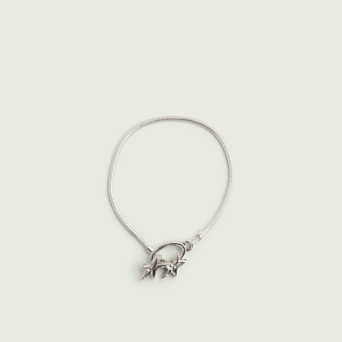 TwoJeys Icon Clasp Bracelet in Silver