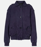 Blazé Milano Viva Charlie suede bomber jacket