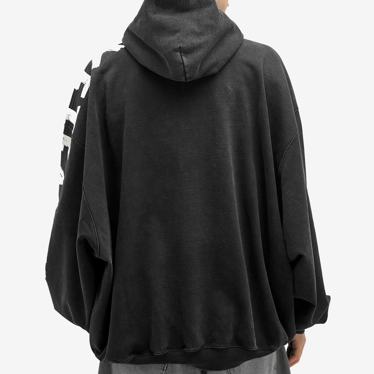 VETEMENTS Men's Double Anarchy Hoodie in Black Vetements