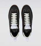 McQueen EC1 suede-trimmed sneakers