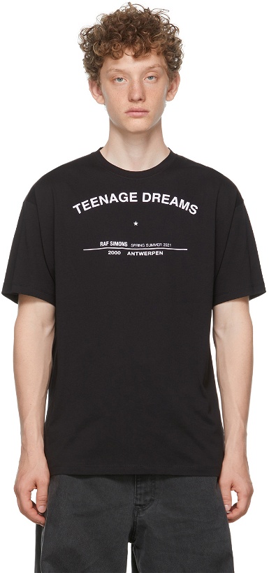 Photo: Raf Simons Black Big Fit Tour 'Teenage Dreams' T-Shirt