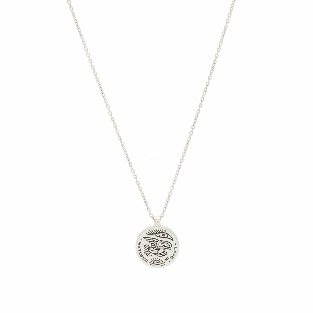 Tom Wood 20.5" Love in Babylon Pendant in Silver 